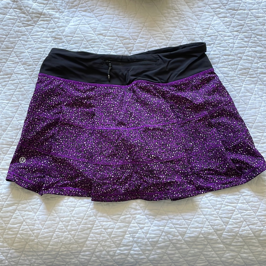 Purple Lululemon Tennis Skirt